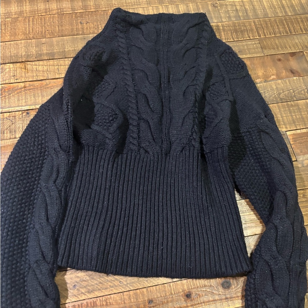 Zara black chucky large pull over sweater
